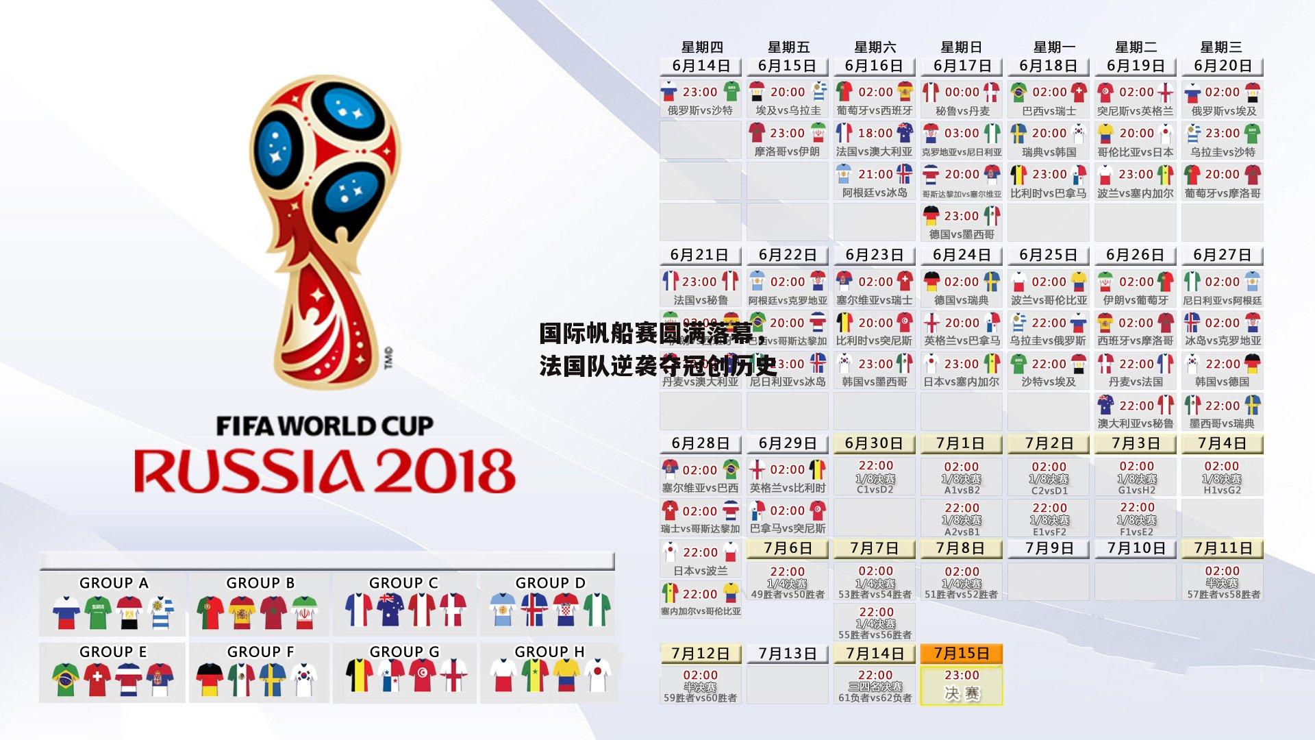 国际帆船赛圆满落幕,法国队逆袭夺冠创历史